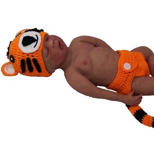 Tiger, Tigger, 2pc knit 0-3m costume